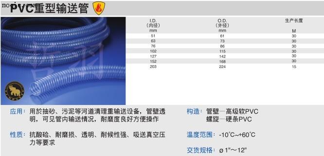 PVC重型输送管
